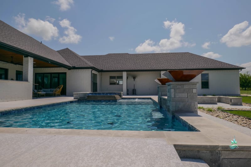 Residential pool project in Godley, TX, photo 15 of 21