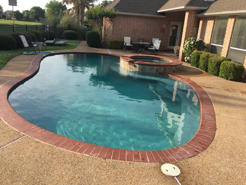 A Mansfield Pool Transformed, Season by Season — hero view — Mansfield, TX
