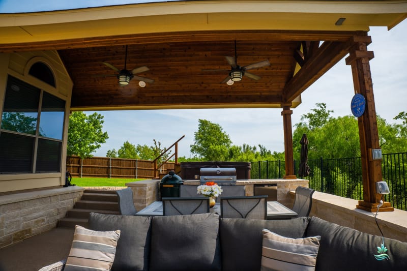 Residential pool project in Roanoke, TX, photo 19 of 30