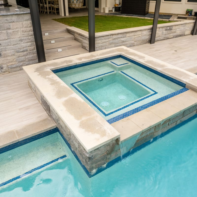 Residential pool project in Flower Mound, TX, photo 47 of 49