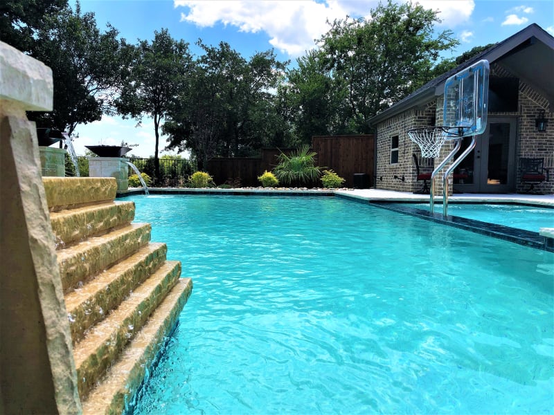 Residential pool project in Arlington, TX, photo 28 of 31