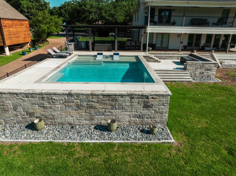 Contemporary Lines Meet Family Legacy in Azle — materials and finishes detail — Azle, TX