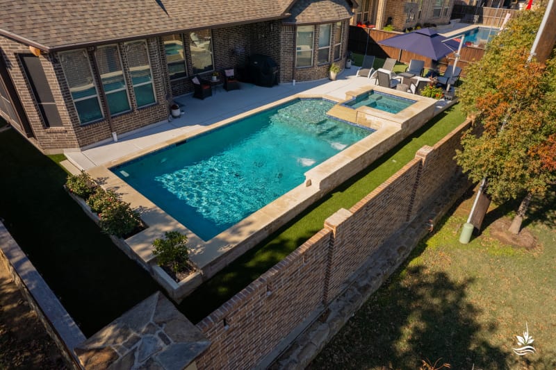 Residential pool project in North Richland Hills, TX, photo 17 of 18