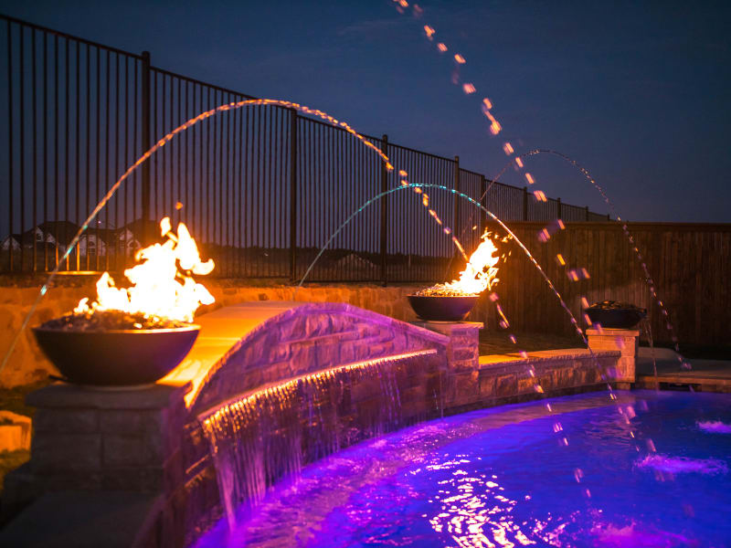 Where the Kids Always Come Home in Fort Worth — lighting & bubbler — Fort Worth, TX