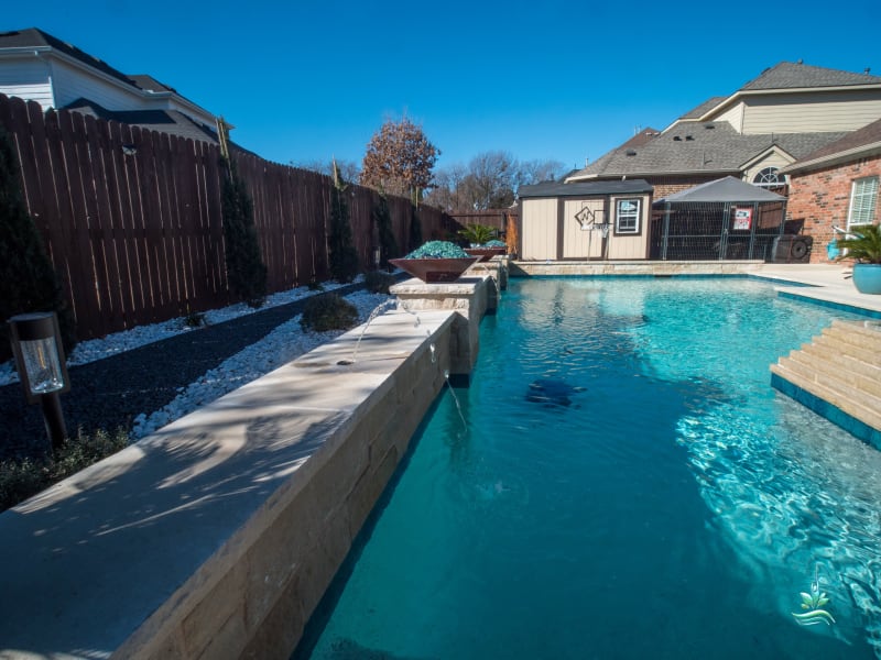 Residential pool project in Grand Prairie, TX, photo 2 of 23