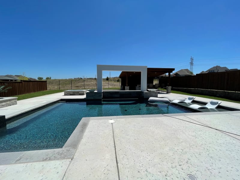 Residential pool project in Roanoke, TX, photo 11 of 18