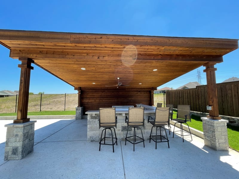 Residential pool project in Roanoke, TX, photo 8 of 18