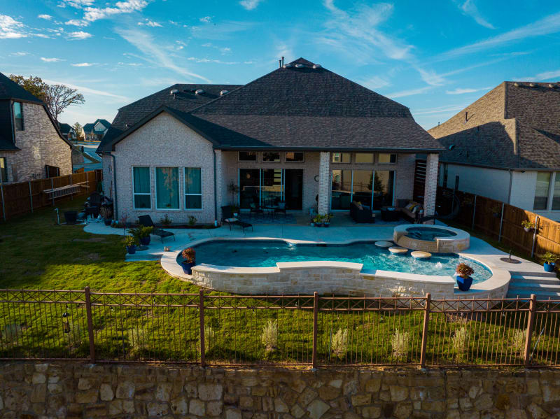 Residential pool project in Argyle, TX, photo 32 of 34