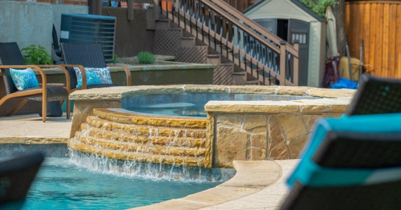 Residential pool project in Flower Mound, TX, photo 22 of 25