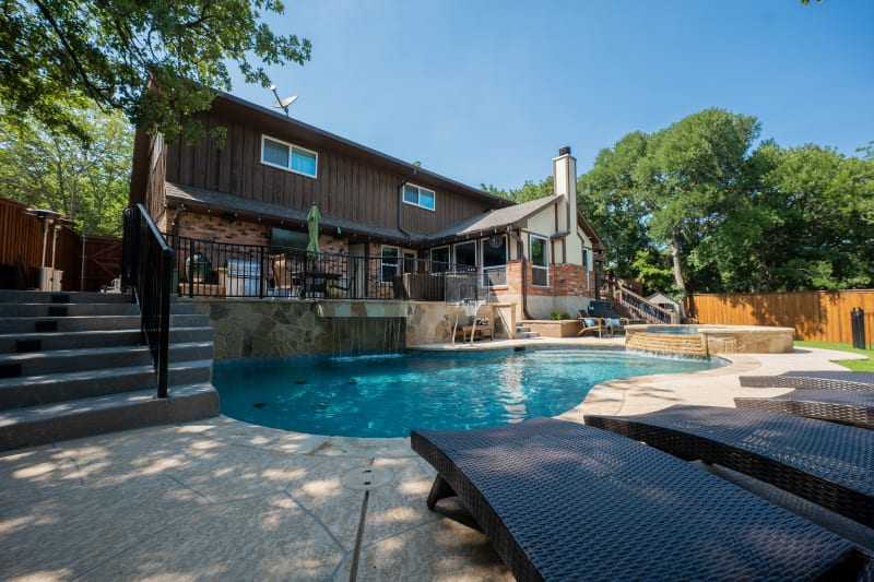 Residential pool project in Flower Mound, TX, photo 17 of 25