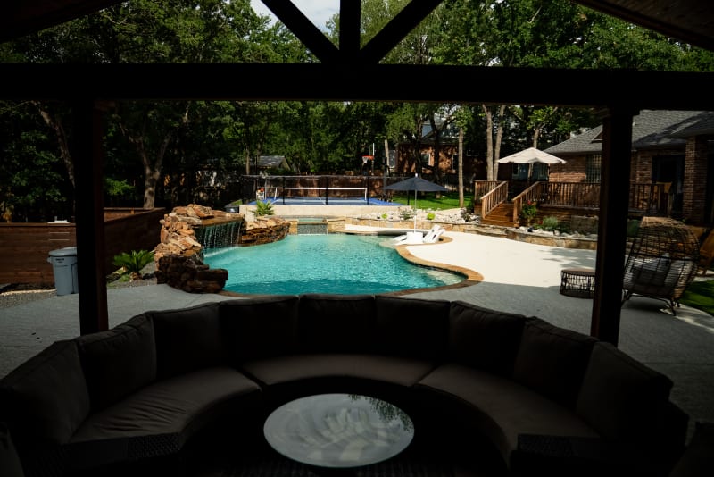 A Natural Retreat Carved from Arlington Stone — establishing view — Arlington, TX