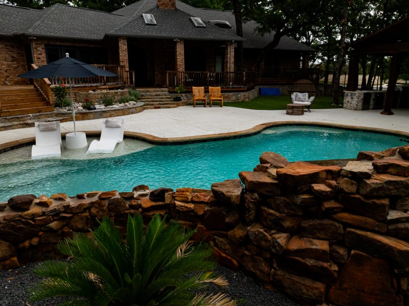 Residential pool project in Arlington, TX, photo 22 of 40