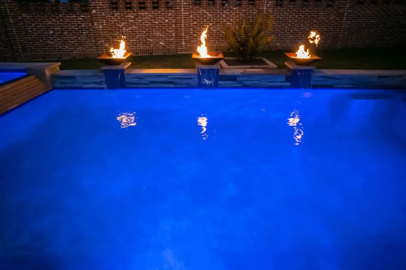 Custom pool design in Southlake, TX by Selah Pools