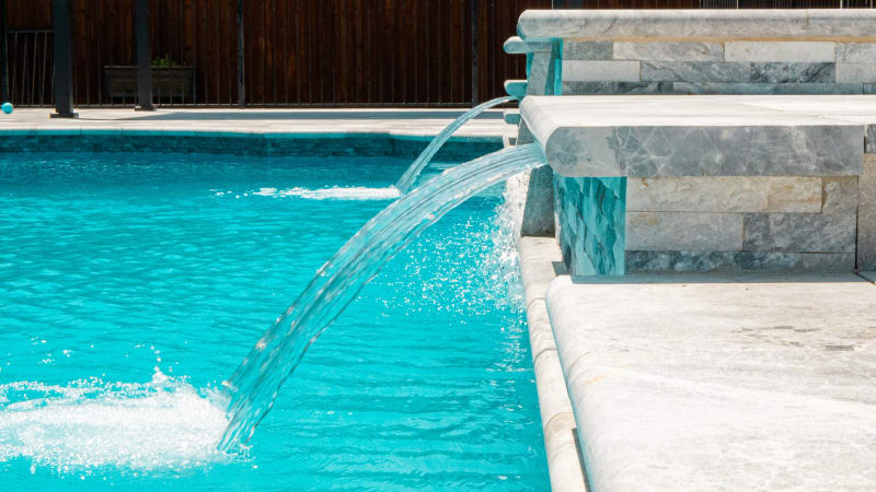 Custom pool design in Keller, TX by Selah Pools