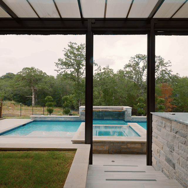 Elevated Outdoor Living Takes Shape in Flower Mound — hero view — Flower Mound, TX