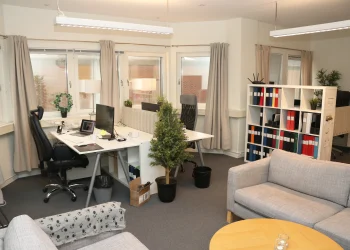 Kontorslokal finns att hyra på Hulda Lindgrens gata 8 i Göteborg