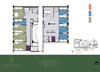 Kontorshotell/Co-working finns att hyra på Rinkebytorget 8 i Stockholm