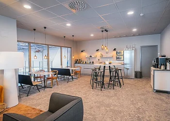 Kontorshotell/Co-working finns att hyra på Marios Gata 11 i Kungsbacka