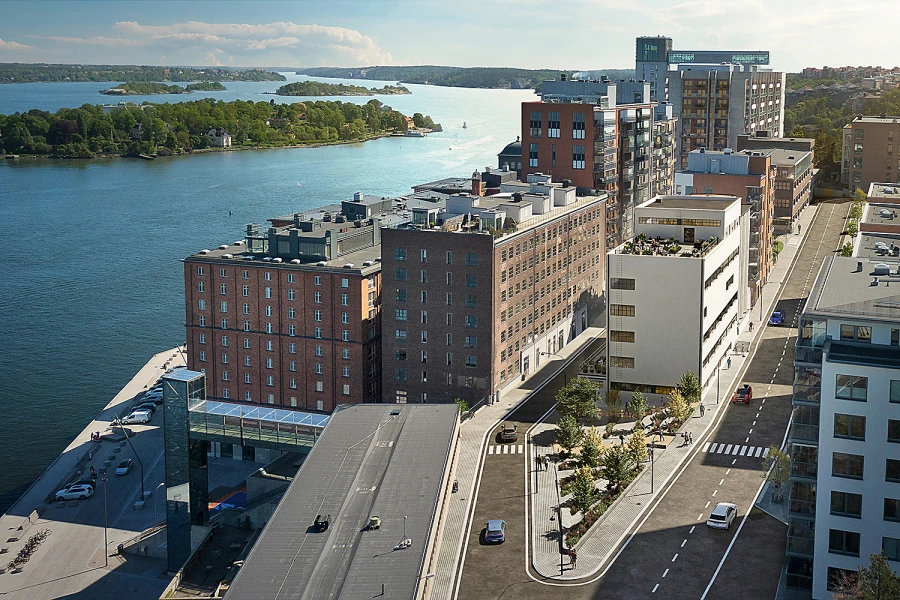 Kontorshotell/Co-working finns att hyra på Kvarngärn 4 i Nacka