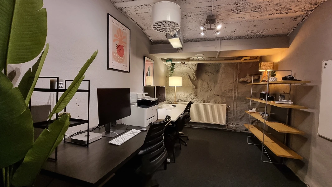 Kontorshotell/Co-working finns att hyra på Brännkyrkagatan 103b i Stockholm