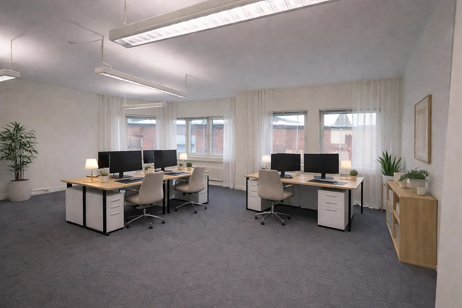 Kontorslokal finns att hyra på Hulda Lindgrens gata 8 i Göteborg