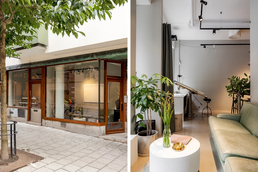 Studio finns att hyra på Rehnsgatan 22 i Stockholm