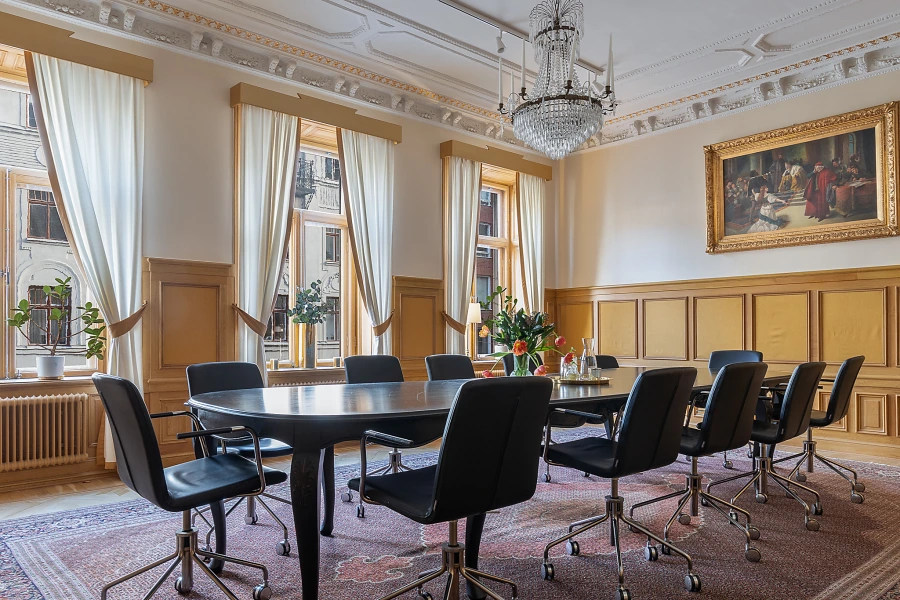 Kontorshotell/Co-working finns att hyra på Nybrogatan 34 i Stockholm