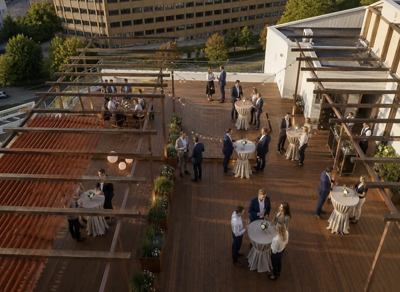 Event venue finns att hyra på Malmvägen 1 i Stockholm