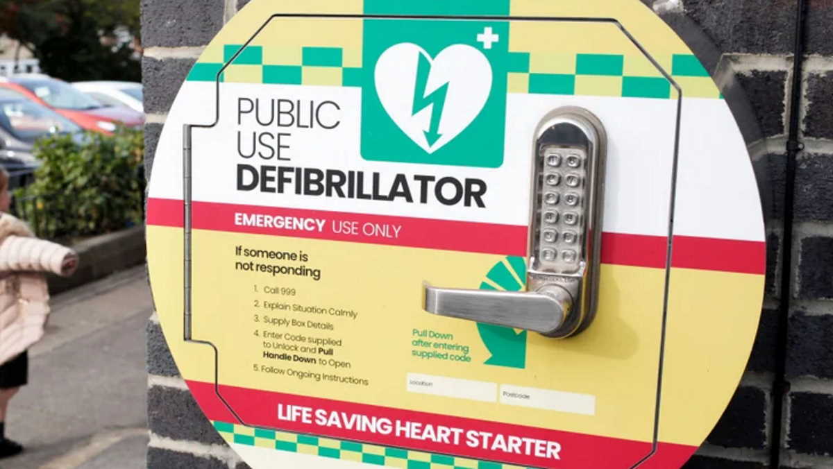 Defibrillator deliveries began across England for all schools that need