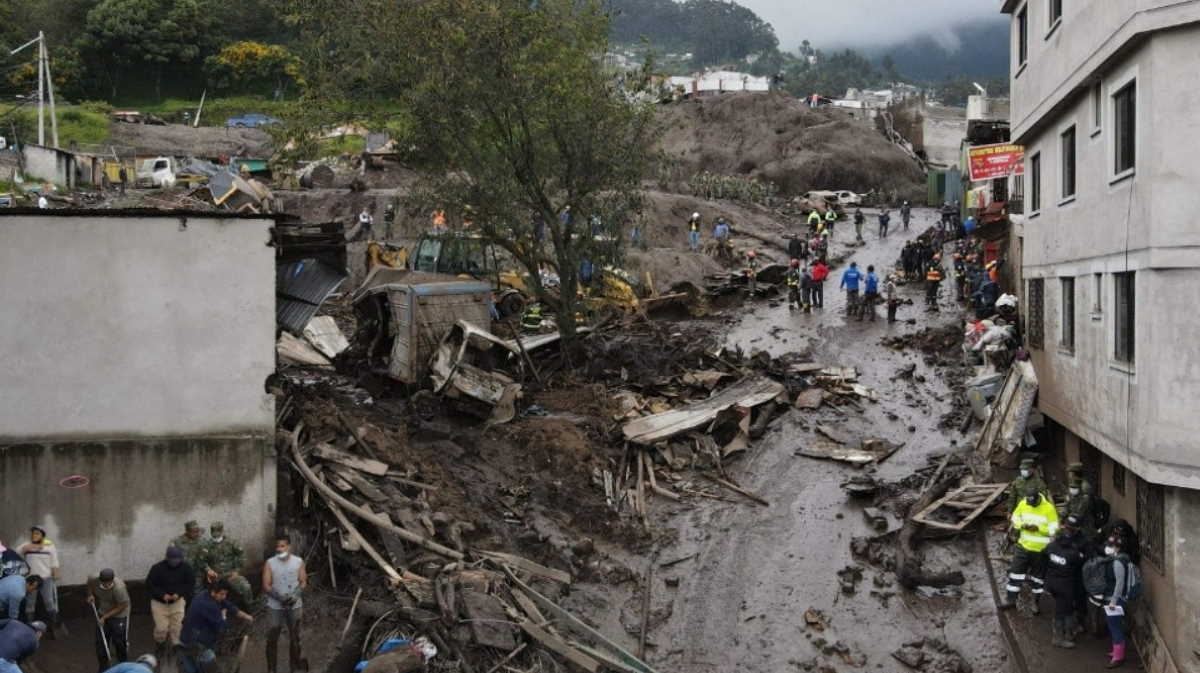 At least 24 killed in landslides after by heavy flooding in Quito