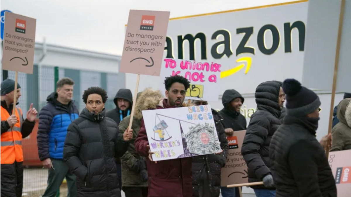 Hundreds of Amazon workers in UK walking out amid pay dispute Companies POST Online Media