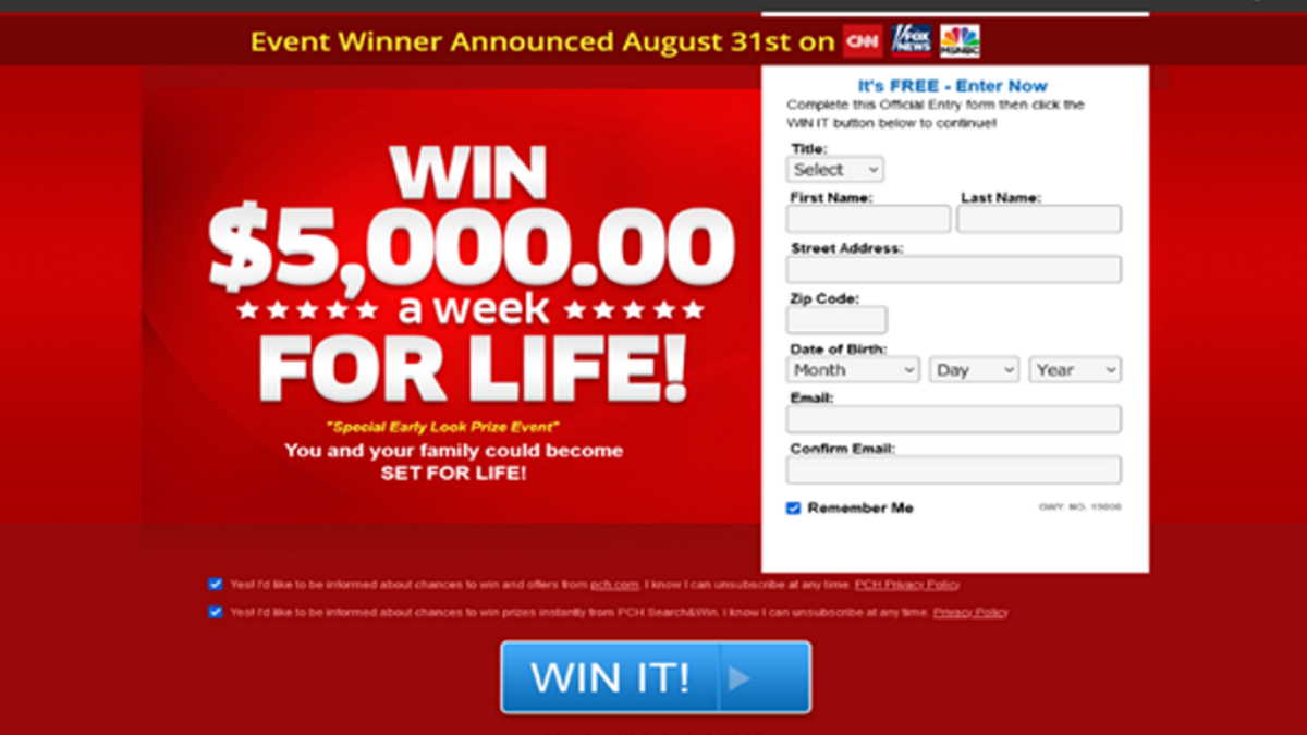 Publishers Clearing House to pay 18.5 million settlement for deceptive