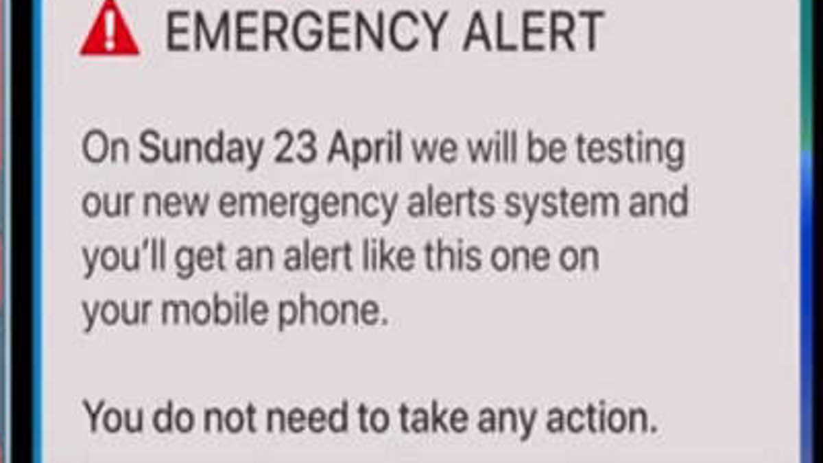 UK to test new emergency alert system on millions of phones News