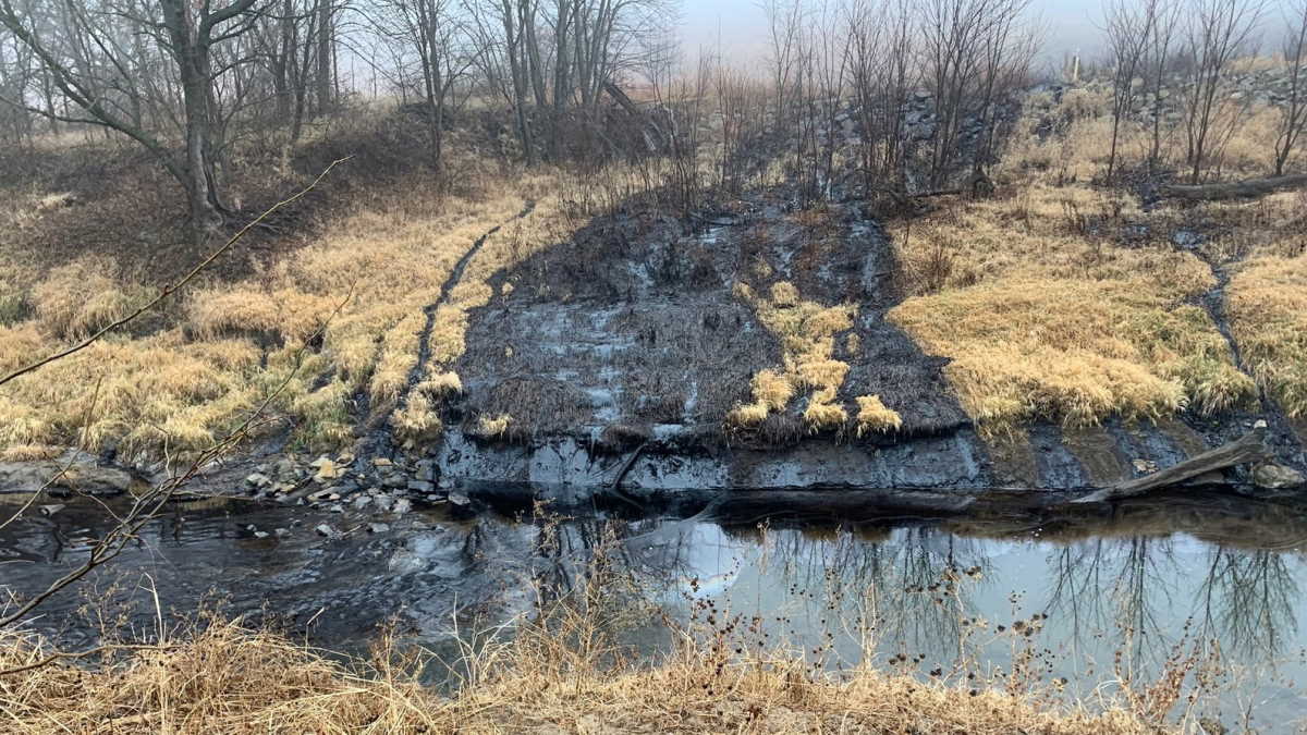 Tc energy keystone pipeline rupture and oil discharge near washington