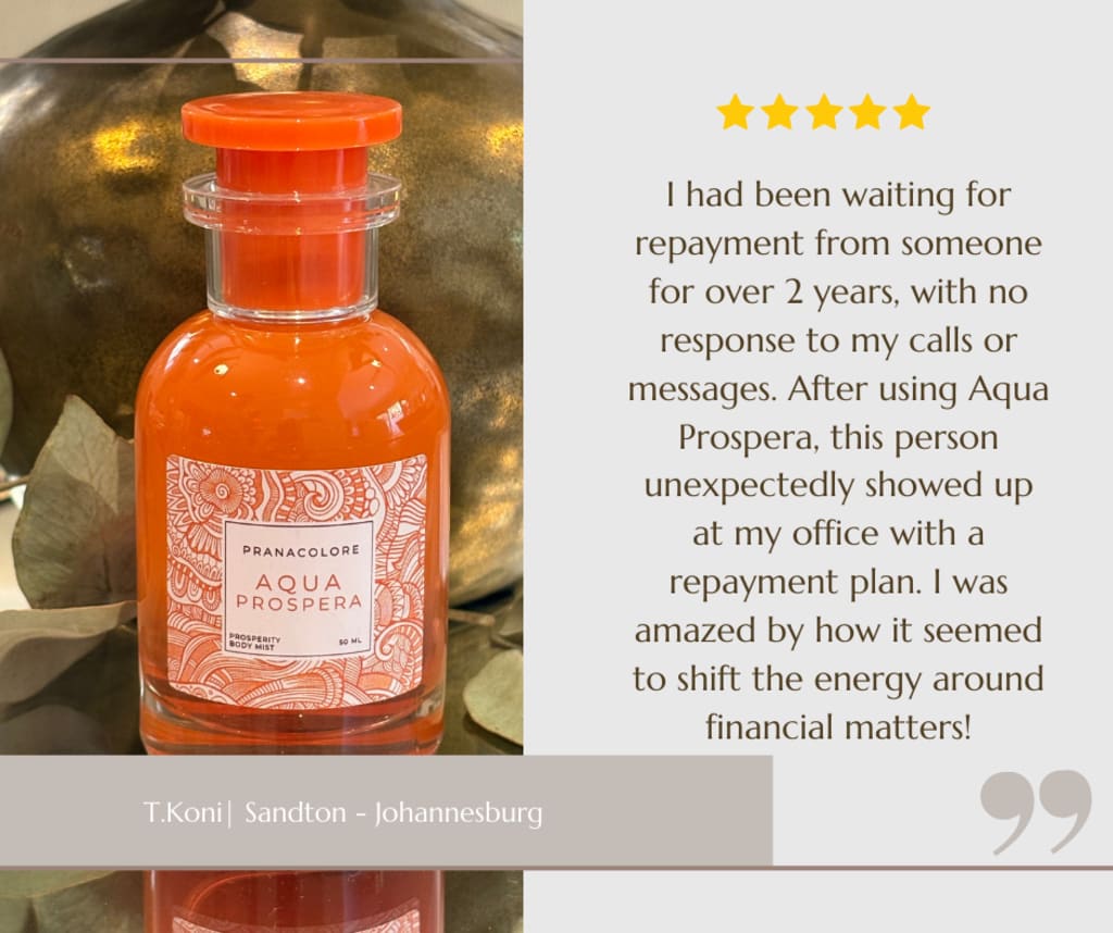 Screenshot of a customer message about Aqua Prospera (4 of 4)
