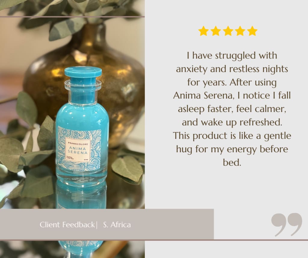 Screenshot of a customer message about Anima Serena (3 of 3)