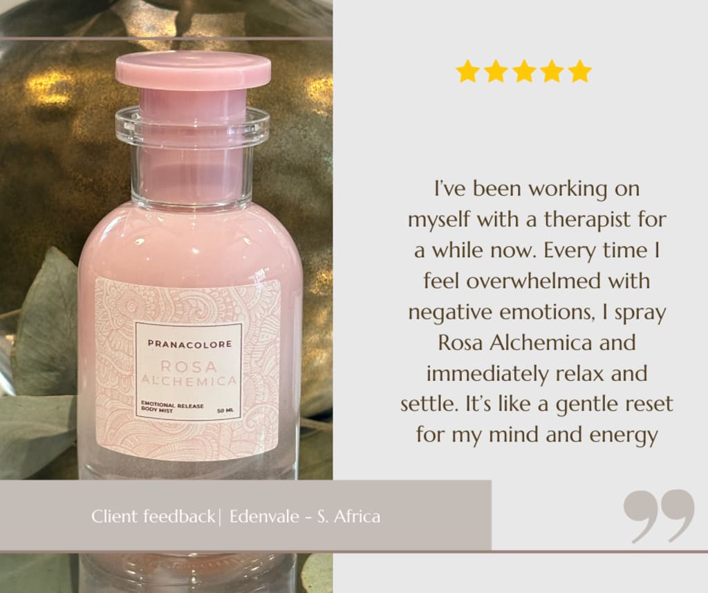 Screenshot of a customer message about Rosa Alchemica (5 of 5)