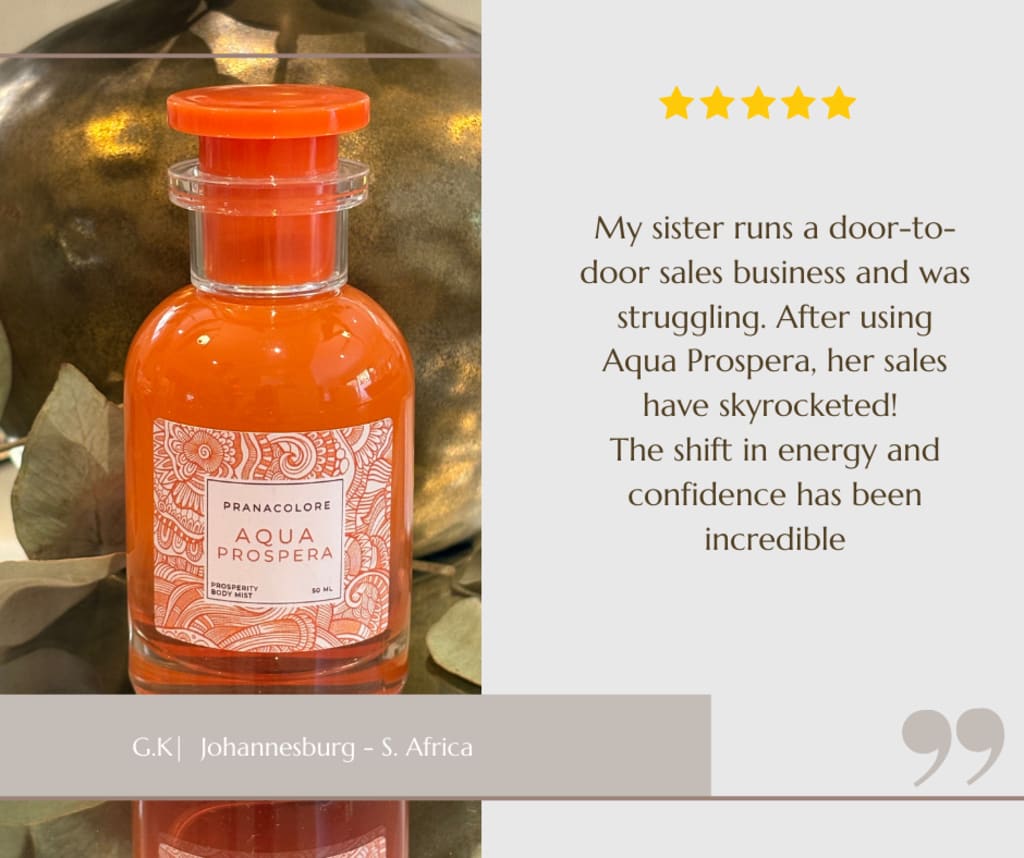 Screenshot of a customer message about Aqua Prospera (3 of 4)