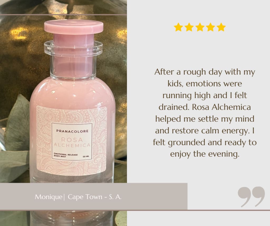 Screenshot of a customer message about Rosa Alchemica (4 of 5)