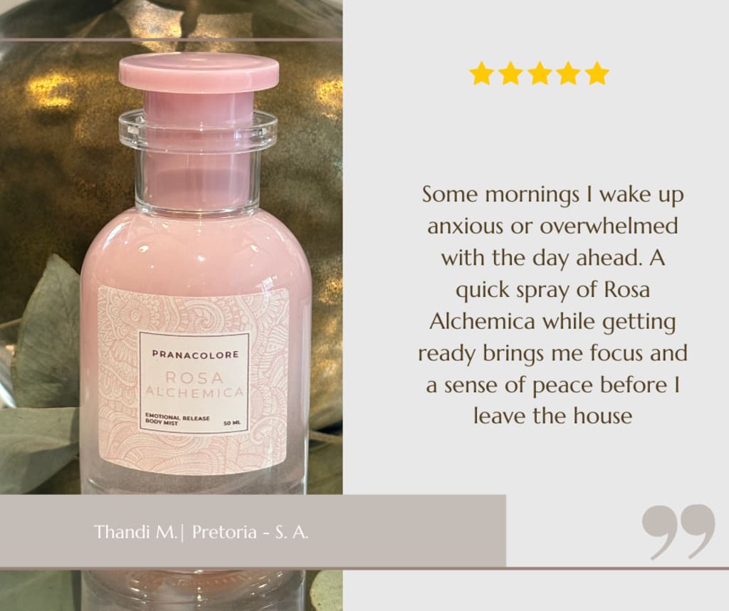 Screenshot of a customer message about Rosa Alchemica (3 of 5)