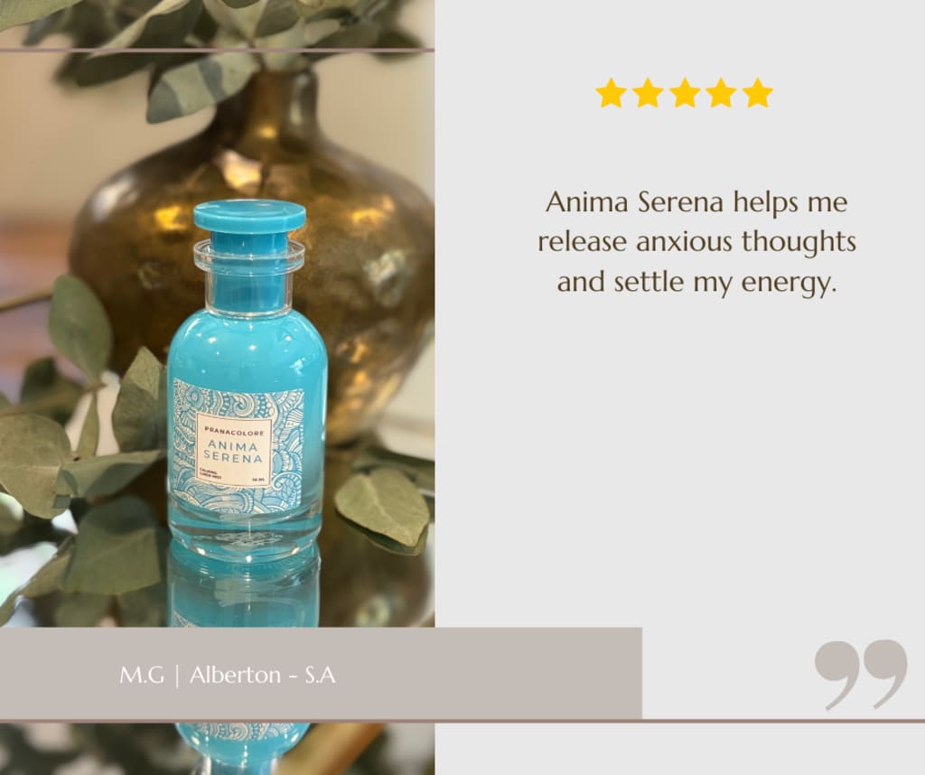 Screenshot of a customer message about Anima Serena (1 of 3)