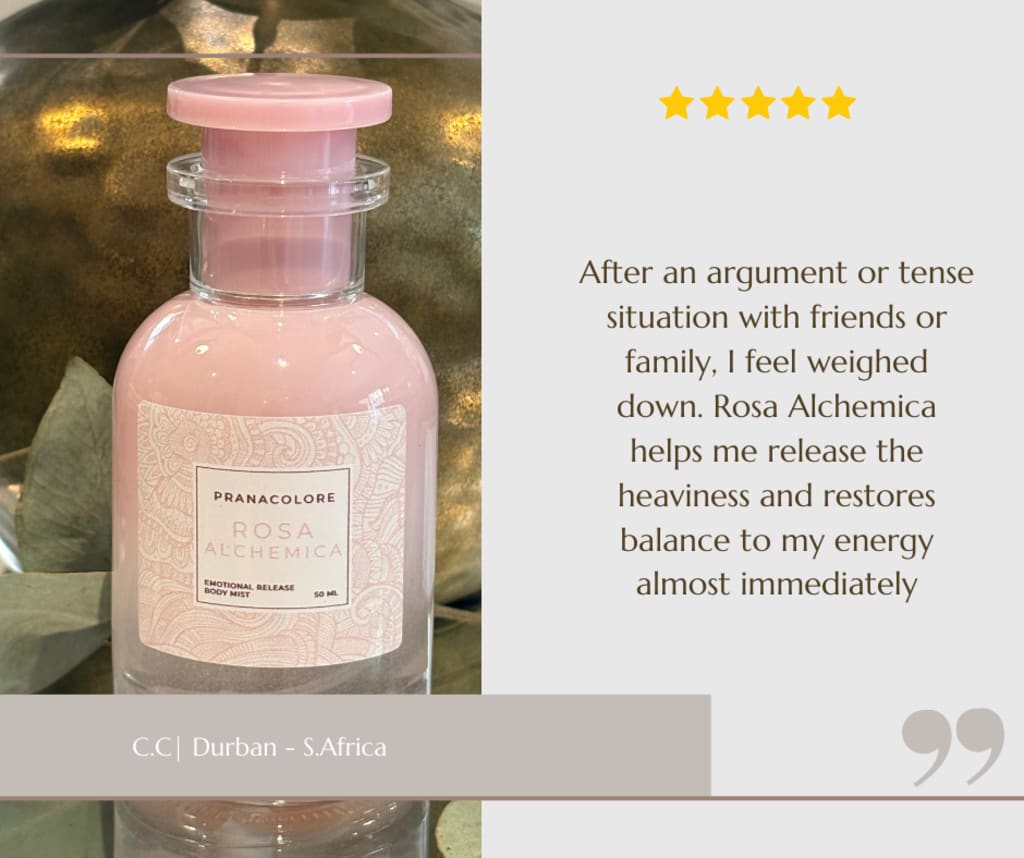 Screenshot of a customer message about Rosa Alchemica (2 of 5)