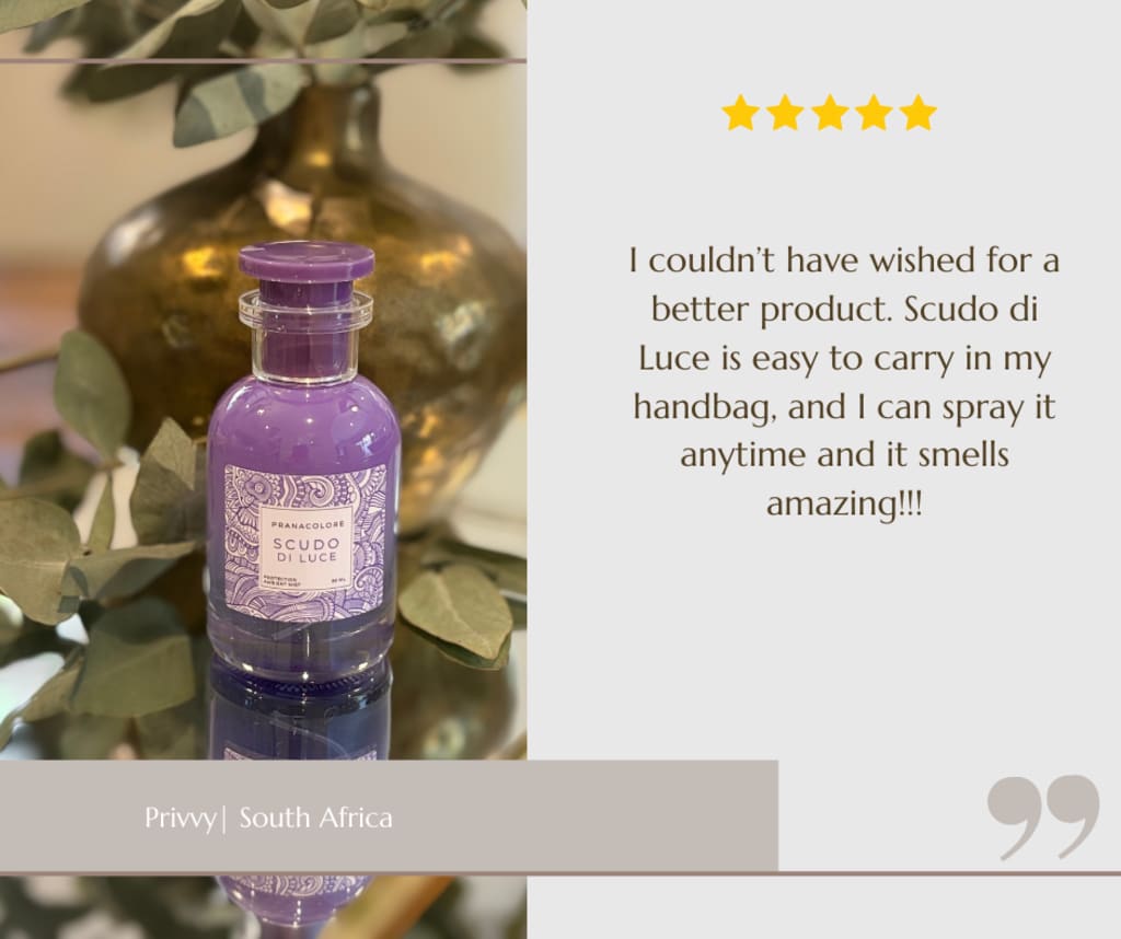 Screenshot of a customer message about Scudo di Luce (2 of 5)
