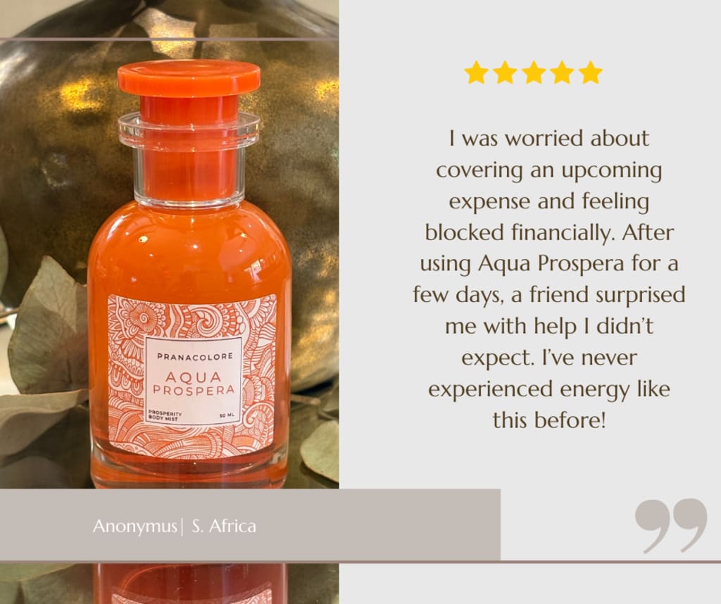 Screenshot of a customer message about Aqua Prospera (1 of 4)