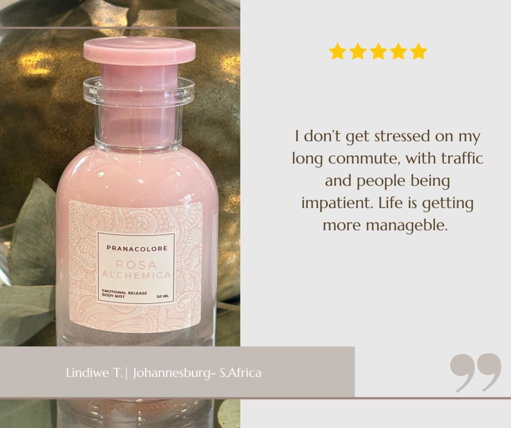 Screenshot of a customer message about Rosa Alchemica (1 of 5)