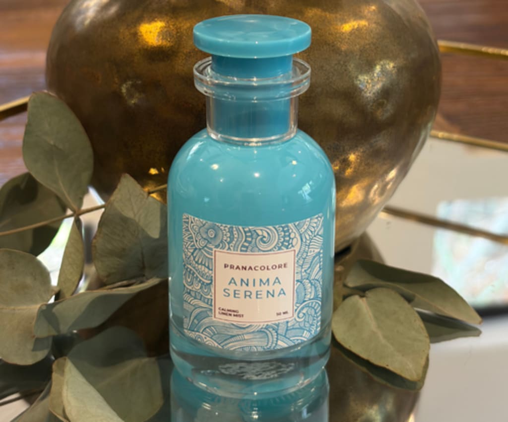 Anima Serena 50 ml energy sprays — Calm • Peace • Restful Sleep, infused with Rose Quartz