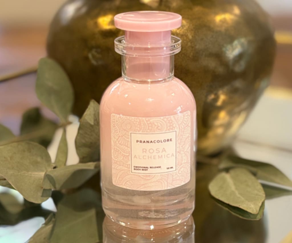 Rosa Alchemica 50 ml energy sprays — Joy • Emotional Transmutation • Lightness, infused with Moonstone