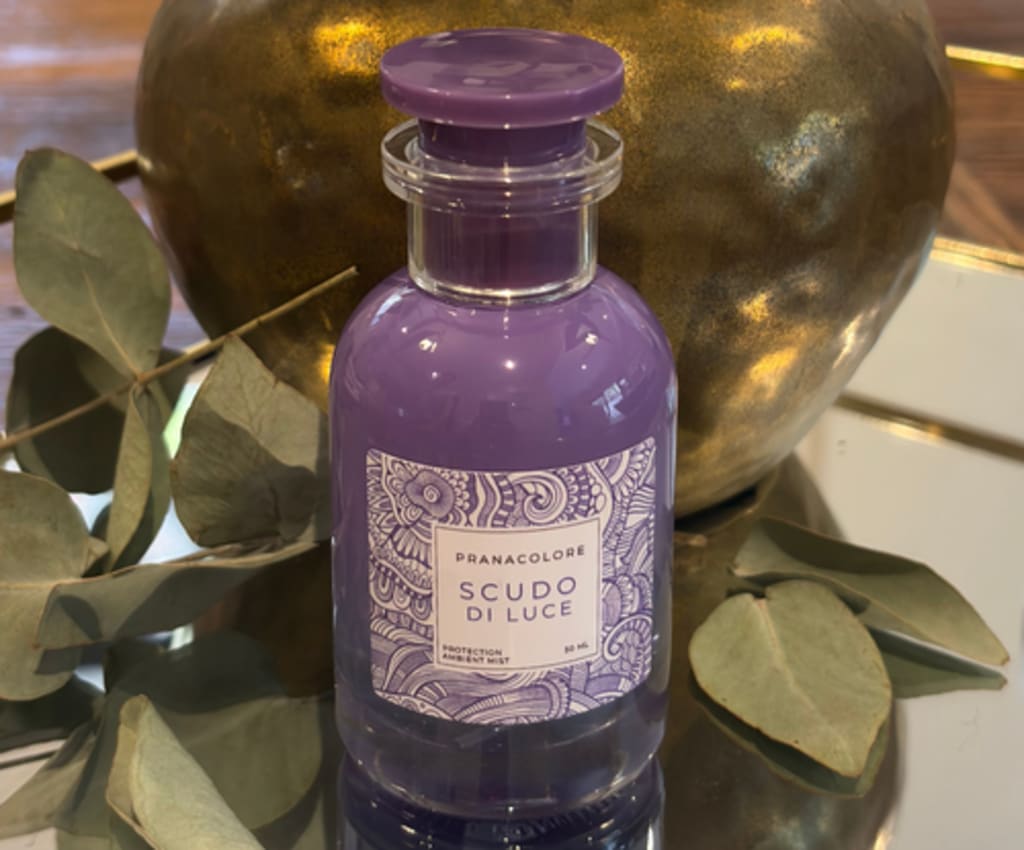 Scudo di Luce 50 ml energy sprays — Protection • Purification • Renewal, infused with Amethyst