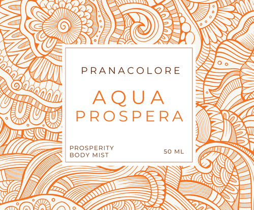 Aqua Prospera abundance spray — prosperity and flow with Garnet crystal