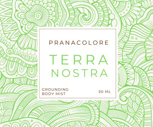 Terra Nostra grounding spray — calm, focus and reconnection with Amber crystal